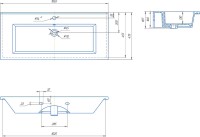 Мебель для ванной комнаты Sanflor Ванесса 105, напольная, индиго