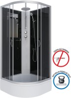 Душевая кабина Niagara Classic NG-3503-14BKT 80х80 см, без крыши, с тропическим душем