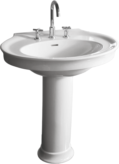 Раковина Hatria Dolcevita Y0EW01 75 см, овальная, с пьедесталом