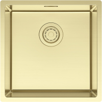 Комплект Мойка Paulmark Lassan LA44-LG светлое золото + Измельчитель Intenso