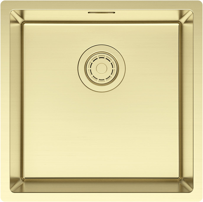 Комплект Мойка Paulmark Lassan LA44-LG светлое золото + Измельчитель Intenso