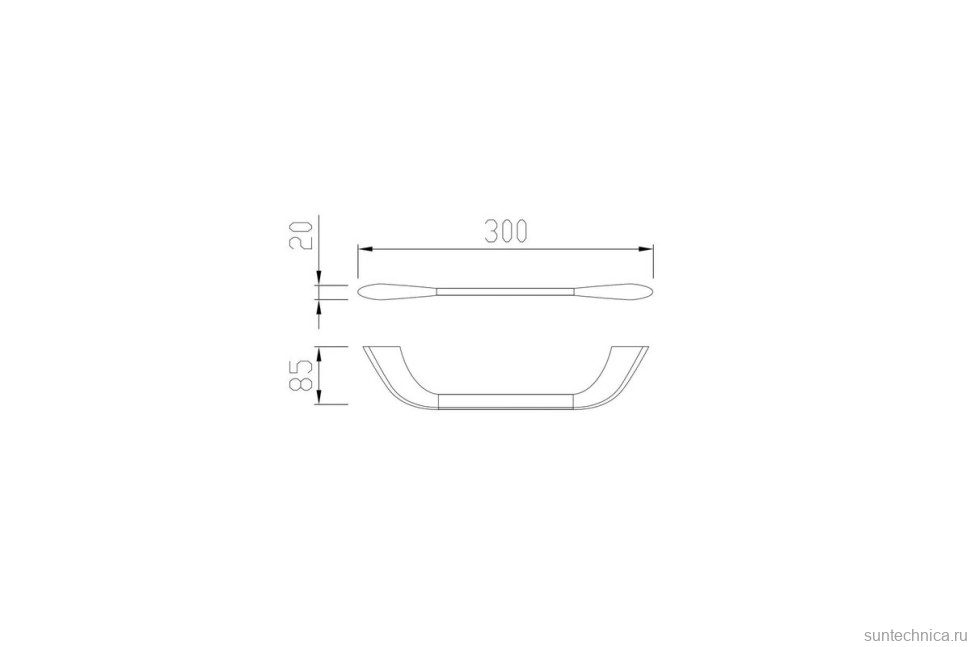 Держатель для полотенец Abber Nord AA1551B матовый черный