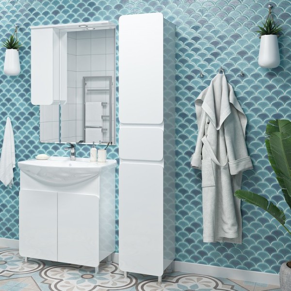 Шкаф пенал для ванной Misty Чегет L