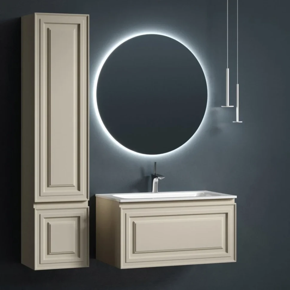 Тумба с раковиной Sancos Very 80 beige soft