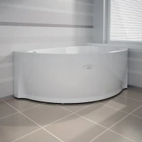 Акриловая ванна Radomir Vannesa Модерна 2-01-0-2-1-214 R 160x100 см, угловая, правая, пристенная, белая, асимметричная, с каркасом, с сиденьем