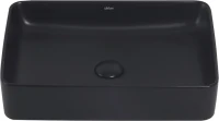 Накладная раковина Abber Rechteck AC2207MB матовая черная Накладная раковина Abber Rechteck AC2207MB матовая черная