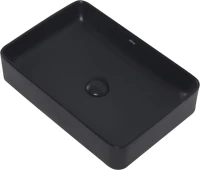 Накладная раковина Abber Rechteck AC2207MB матовая черная Накладная раковина Abber Rechteck AC2207MB матовая черная