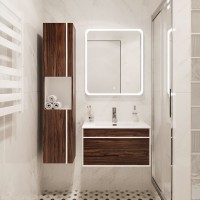 Мебель для ванной комнаты STWORKI Вестервик 70 орех каньон