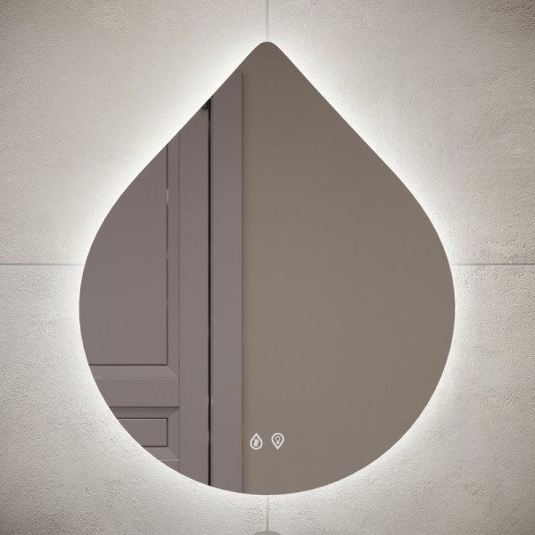 Зеркало STWORKI Флом 70, с подсветкой, с подогревом