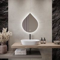 Зеркало STWORKI Флом 70, с подсветкой, с подогревом