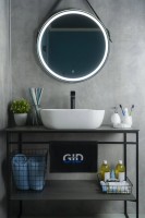 Накладная раковина GID Geometrico K397D9 50 под глянцевый камень, прямоугольная, фаянс