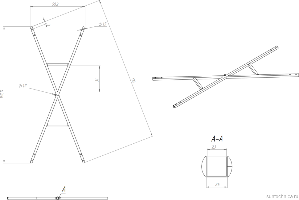Акриловая ванна EUROLUX Miamika 170x70 см, пристенная, белая, с каркасом