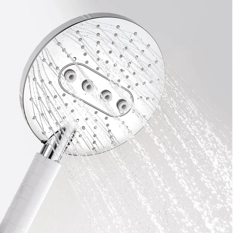Душевой комплект Термостат Wasserkraft Berkel 4833 С ВНУТРЕННЕЙ ЧАСТЬЮ + Гарнитур A044 + Подключение A021 + Душ A030 + Кронштейн A019