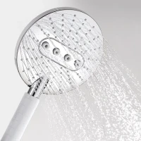 Душевой комплект Термостат Wasserkraft Berkel 4833 С ВНУТРЕННЕЙ ЧАСТЬЮ + Гарнитур A044 + Подключение A021 + Душ A030 + Кронштейн A019