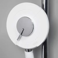 Душевой комплект Термостат Wasserkraft Berkel 4833 С ВНУТРЕННЕЙ ЧАСТЬЮ + Гарнитур A044 + Подключение A021 + Душ A030 + Кронштейн A019