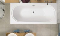 Акриловая ванна Vagnerplast Briana 180x80 см, пристенная, ультрабелая, с каркасом