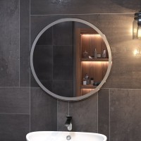 Зеркало круглое Vigo Cosmo Comfort 70 с подсветкой, с антизапотевателем
