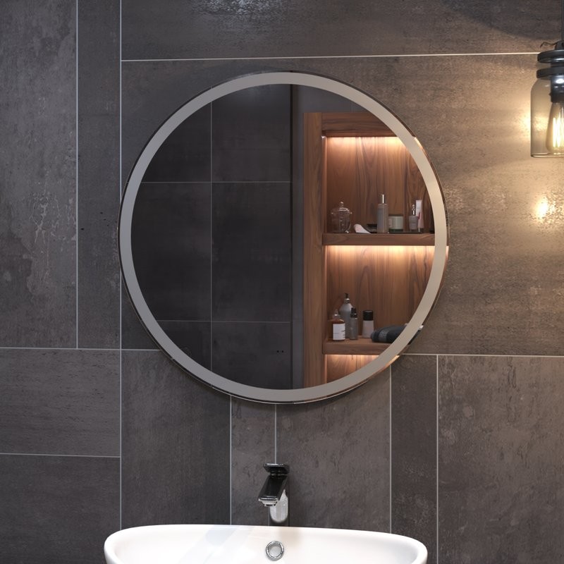 Зеркало круглое Vigo Cosmo Comfort 70 с подсветкой, с антизапотевателем
