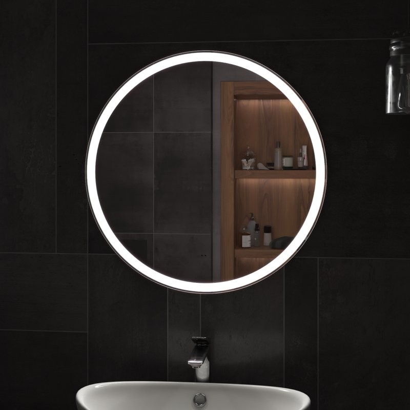 Зеркало круглое Vigo Cosmo Comfort 70 с подсветкой, с антизапотевателем