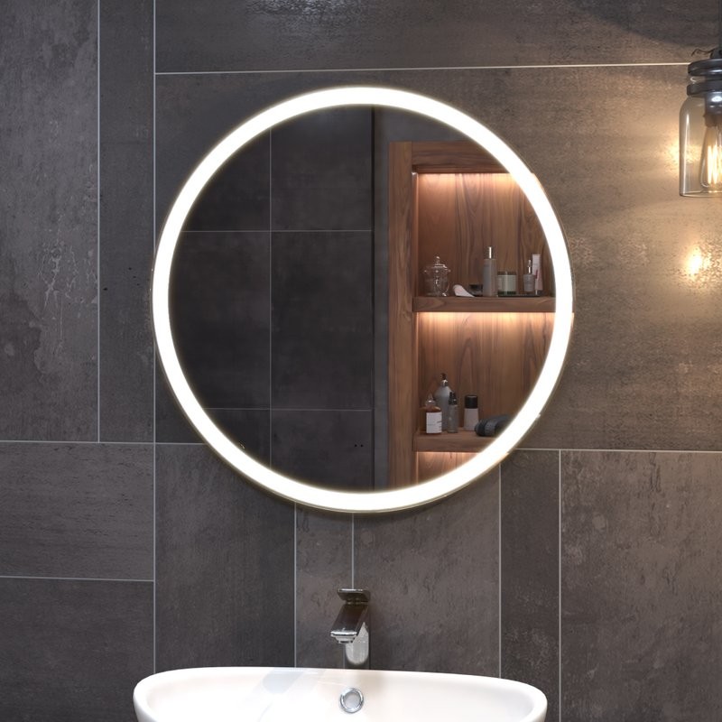 Зеркало круглое Vigo Cosmo Comfort 70 с подсветкой, с антизапотевателем
