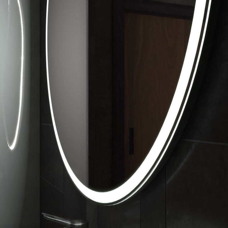 Зеркало круглое Vigo Cosmo Comfort 70 с подсветкой, с антизапотевателем