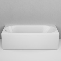 Акриловая ванна AM.PM X-Joy W94A 180x80 см, пристенная, белая, с каркасом