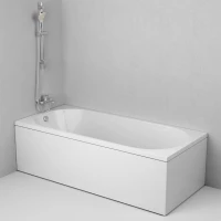 Акриловая ванна AM.PM X-Joy W94A 180x80 см, пристенная, белая, с каркасом