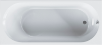 Акриловая ванна AM.PM X-Joy W94A 180x80 см, пристенная, белая, с каркасом