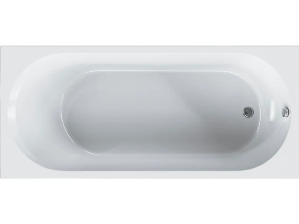 Акриловая ванна AM.PM X-Joy W94A 180x80 см, пристенная, белая, с каркасом