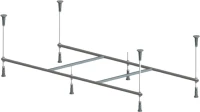 Акриловая ванна AM.PM X-Joy W94A 180x80 см, пристенная, белая, с каркасом