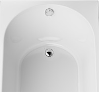 Акриловая ванна AM.PM X-Joy W94A 180x80 см, пристенная, белая, с каркасом