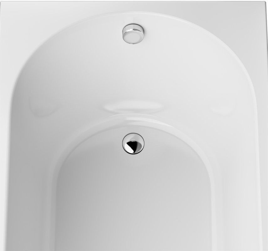 Акриловая ванна AM.PM X-Joy W94A 180x80 см, пристенная, белая, с каркасом