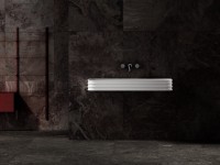 Раковина подвесная Abber Stein AS2651-1.0 100 матовая белая, прямоугольная, искусственный камень