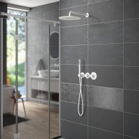 Душевой комплект Timo Saona SX-2359/16SM С ВНУТРЕННЕЙ ЧАСТЬЮ, с термостатом, белый матовый