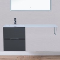 Тумба под раковину Aquanet Алвита 48 серый антрацит