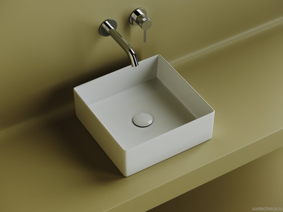 Накладная раковина Ceramicanova Element CN6068 белая глянцевая