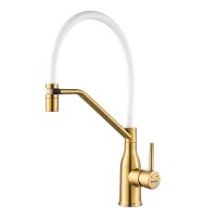 Смеситель для кухни Shevanik S343G-1 золотой сатин