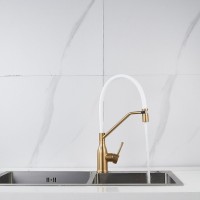 Смеситель для кухни Shevanik S343G-1 золотой сатин