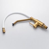 Смеситель для кухни Shevanik S343G-1 золотой сатин