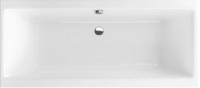 Акриловая ванна Excellent Pryzmat Slim 170x75 см, встраиваемая, белая, с каркасом