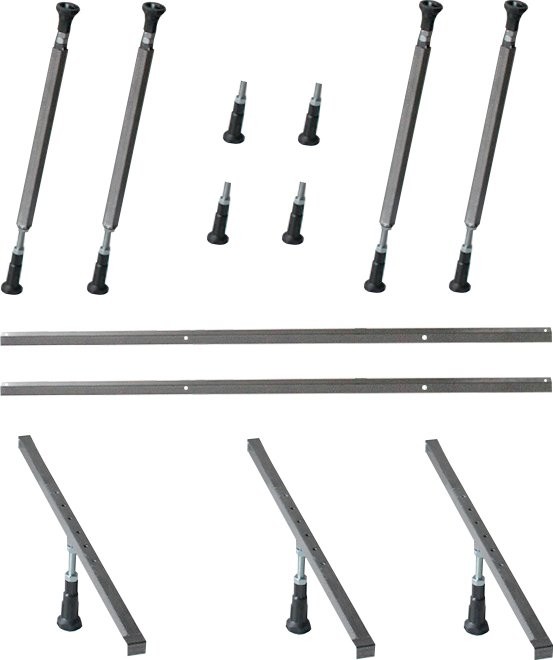 Акриловая ванна Excellent Pryzmat Slim 170x75 см, встраиваемая, белая, с каркасом