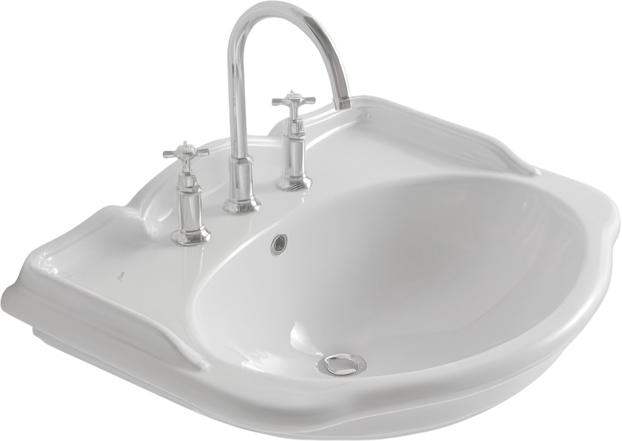 Раковина подвесная Globo Paestum PA006.BI*1 71 глянцевая белая, фаянс