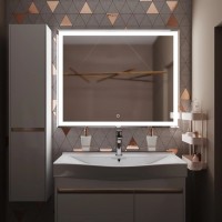 Зеркало Mixline Минио 100 с подсветкой