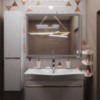 Зеркало Mixline Минио 100 с подсветкой