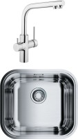 Комплект Мойка Omoikiri Omi 49-U-IN нержавеющая сталь + Смеситель VitrA Split A42144EXP