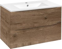 Тумба с раковиной Vincea Mia 80 дуб винтаж, раковина VBS-13980