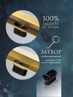 Душевой трап (лоток) AltroBagno Trave AltroBagnoTrave071221BG 80 см, решетка матовое золото, с сифоном