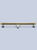 Душевой трап (лоток) AltroBagno Trave AltroBagnoTrave071221BG 80 см, решетка матовое золото, с сифоном