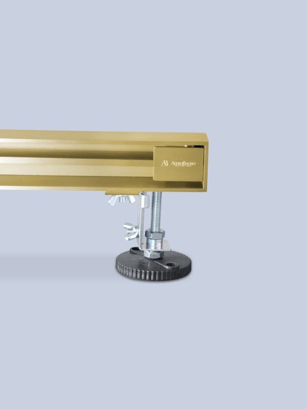 Душевой трап (лоток) AltroBagno Trave AltroBagnoTrave071221BG 80 см, решетка матовое золото, с сифоном