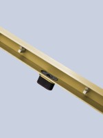 Душевой трап (лоток) AltroBagno Trave AltroBagnoTrave071221BG 80 см, решетка матовое золото, с сифоном